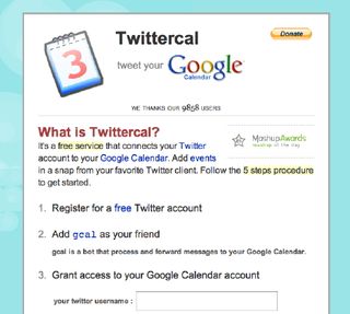 Twitter Calendar