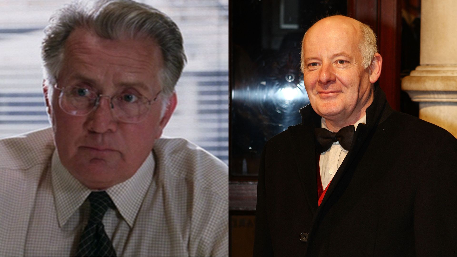On the left Martin Sheen and on the right Gerard McSorley
