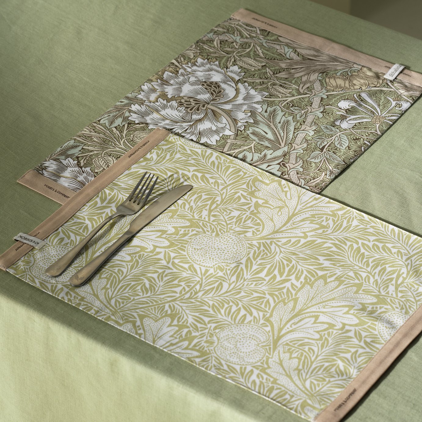 Habitat X Morris &amp;amp; Co Pantry Reversible Pack of 2 Fabric Placemats
