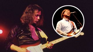 Ritchie Blackmore and (inset) Christopher Cross onstage