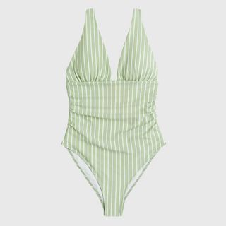 H&M Stripe Shaping Swimsuit