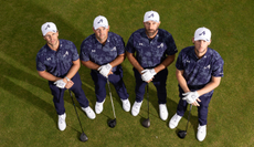 The 4 Aces GC pose for a photo in new Under Armour clothing