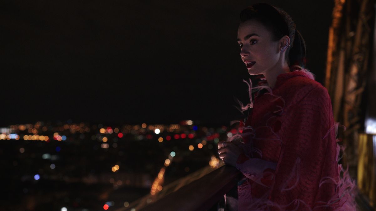 Lily Collins as Emily in Emily in Paris season 3