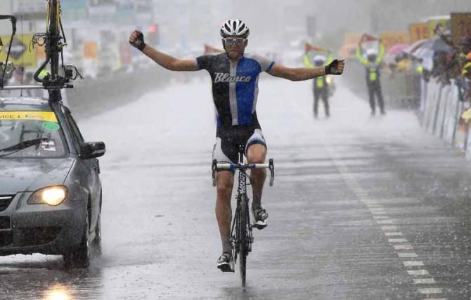 Tom Leezer (Blanco) picks up his first ever pro win at the Tour de Langkawi
