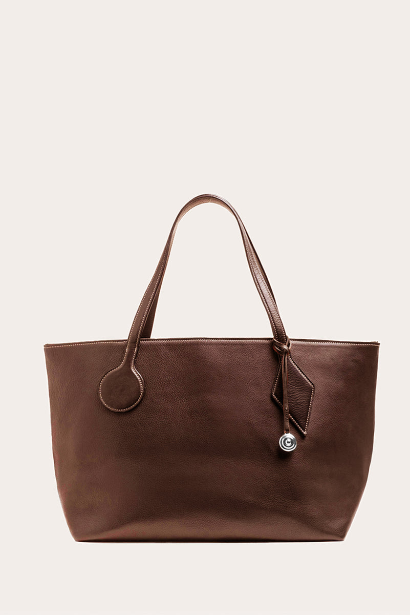 Sprout Tote Large Dark Brown