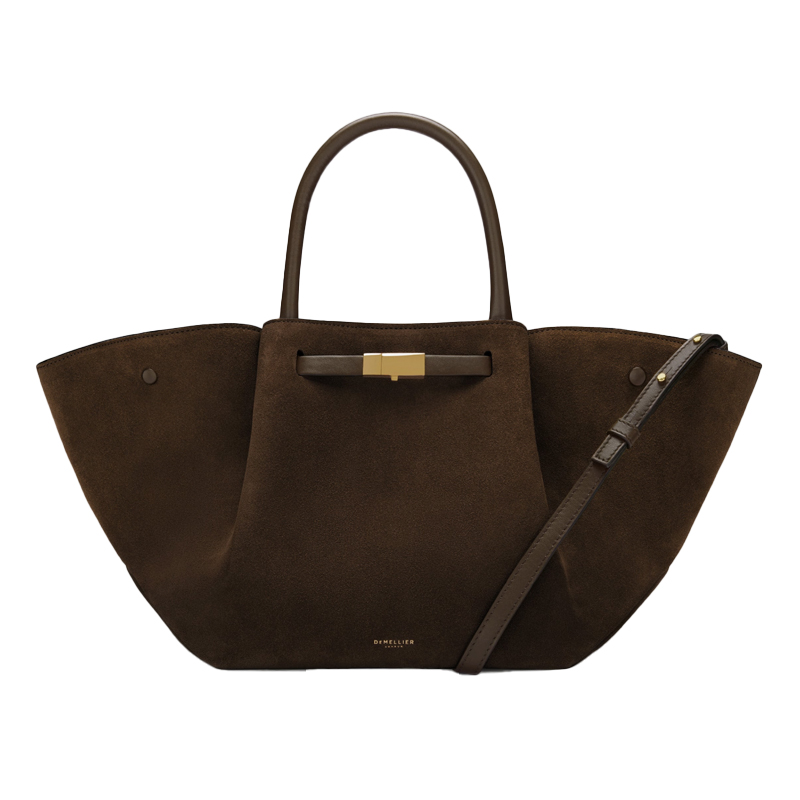 DeMellier New York Bag, brown suede