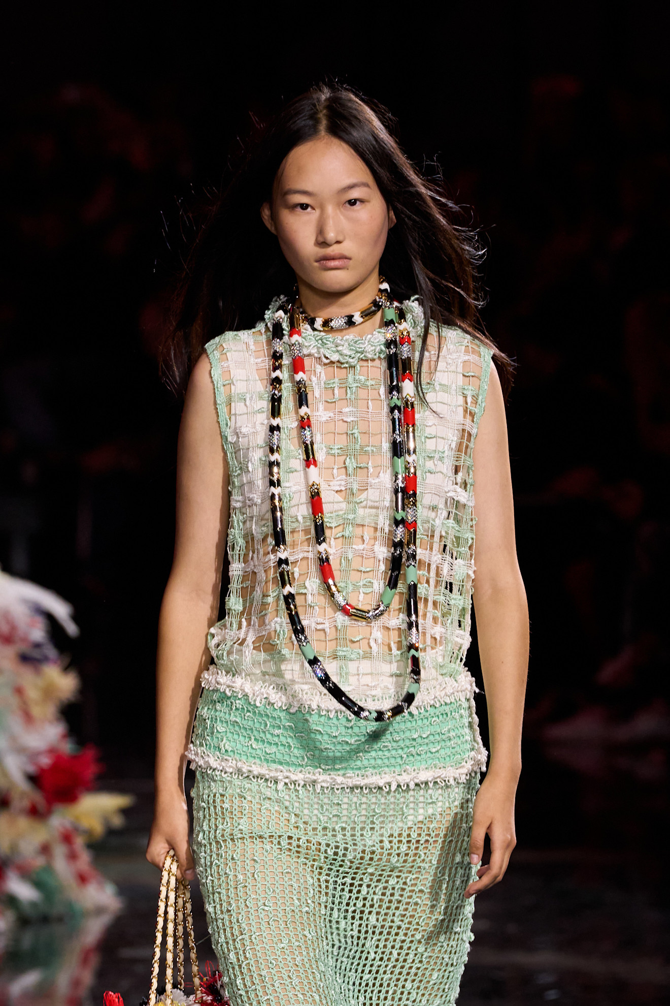 Beaded jewelry on the spring/summer 2026 runway