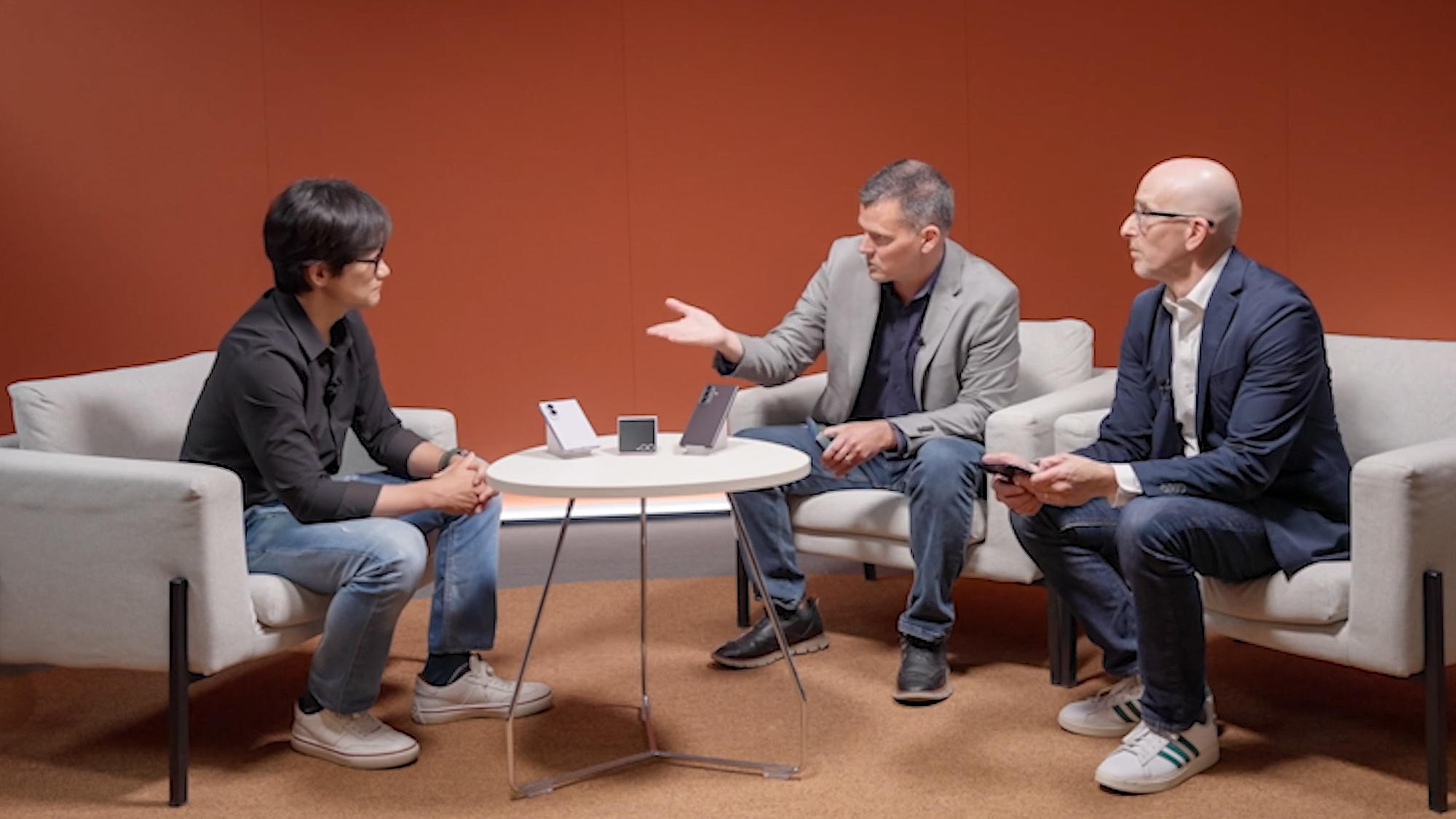 Mark Spoonauer interviews Samsung's Jay Kim about the launch of the Galaxy Z Fold 8, Fold 8 Ultra and Flip 8 for Tom's Guide