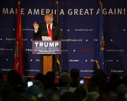 Trump proposes banning all Muslim immigration.