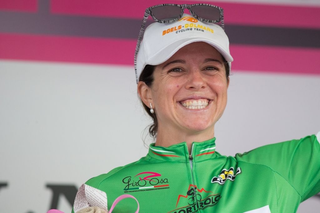A smiling Evie Stevens (Boels Bolmans)