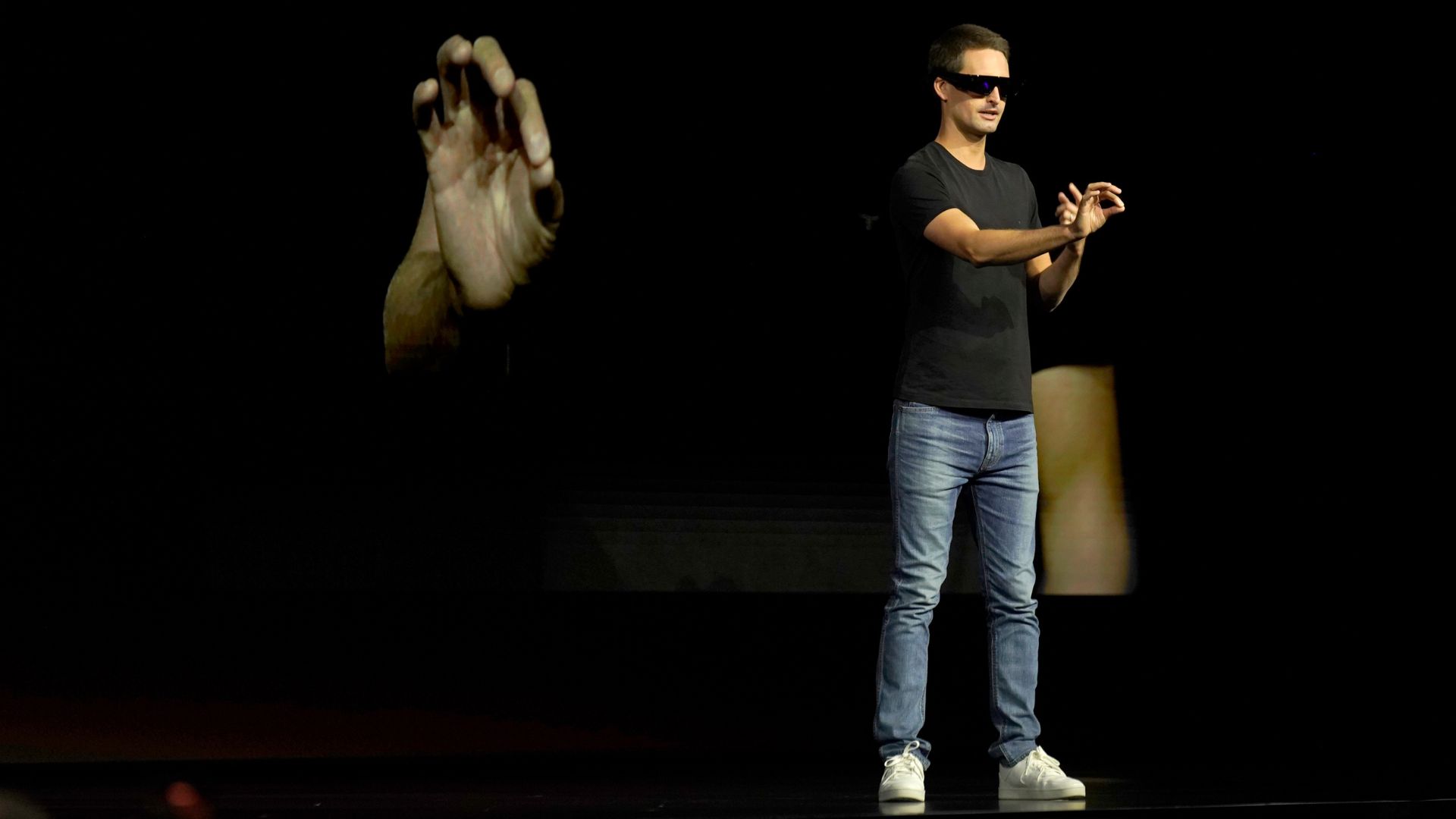 Evan Spiegel, CEO of Snap Inc., speaks onstage during the Snap Partner Summit 2024 on September 17, 2024 in Santa Monica, California