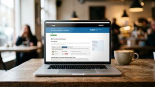 NIST screenshot on a laptop