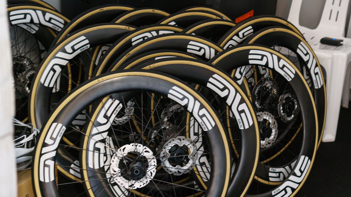 What a rather expensive stack of wheels