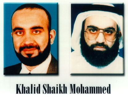 Khalid Sheikh Mohammed's FBI Most Wanted poster.