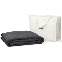 3.Luna Luxe Cotton Weighted Blanket: from $64.99 from $39.59 at Amazon