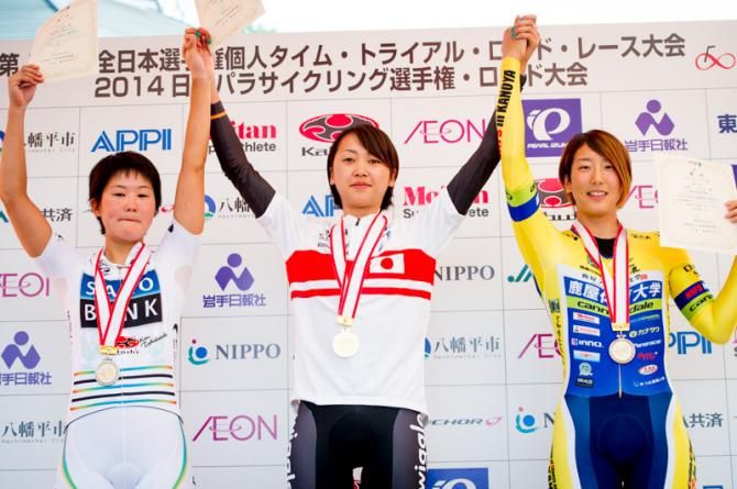 Mayuko Hagiwara ( Wiggle - Honda ) won the time trial Japan national championship