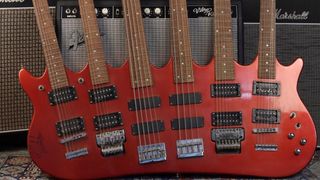 Hutchins Guitars Beast: 6-necked guitars