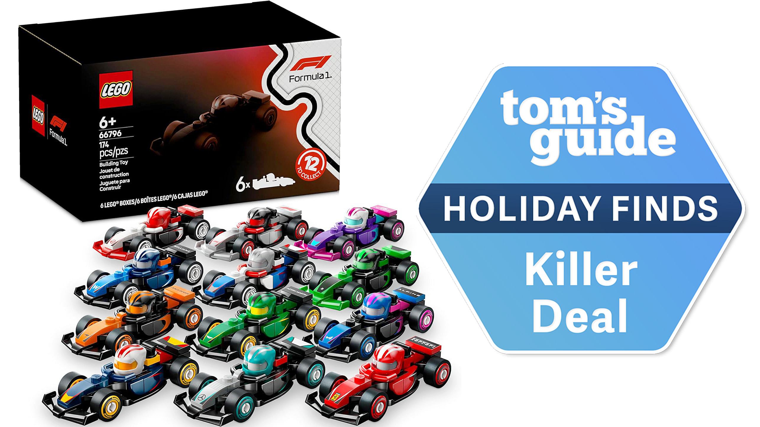 Lego F1 Race Cars six pack