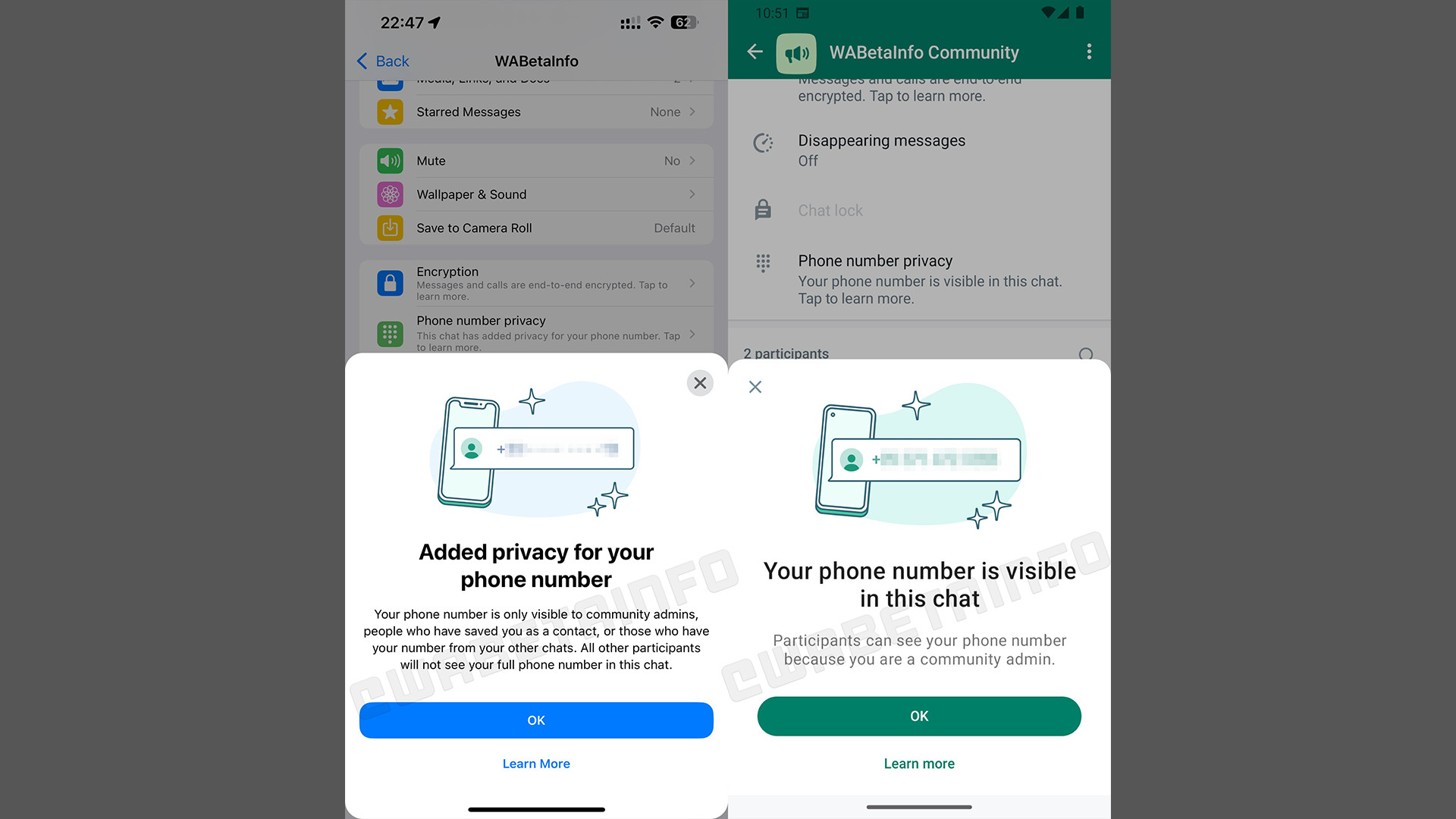 WhatsApp's new Phone Number Privacy feature
