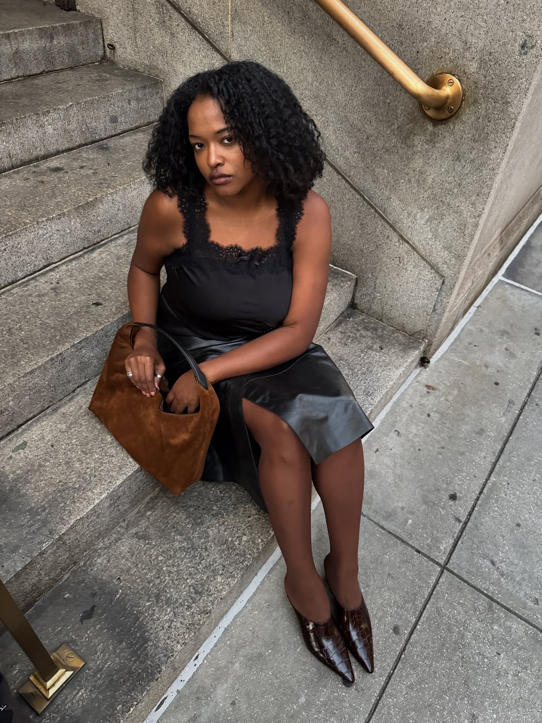 @_imanirandolph wearing one of the popular nyc shoe brands