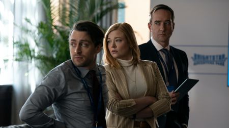 Kieran Culkin, Sarah Snook, and Matthew Macfadyen in Succession