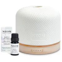 Neom Wellness Pod Luxe Electronic Diffuser & Lavender, Jasmine & Sandalwood Essential Oil Blend