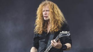 Dave Mustaine performing in 2014