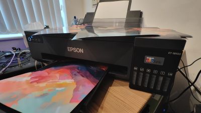 Epson ET-18100 during our review process