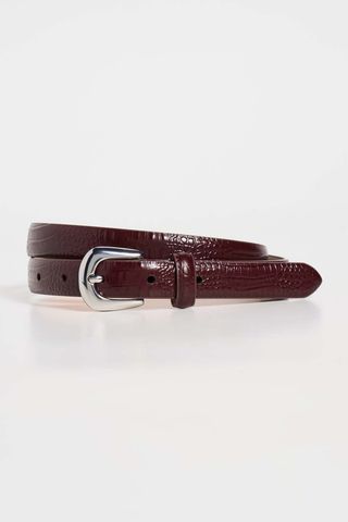 B-Low the Belt Kennedy Mini Croco Belt