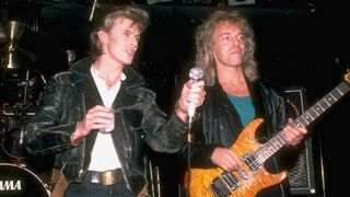 David Bowie and Peter Frampton