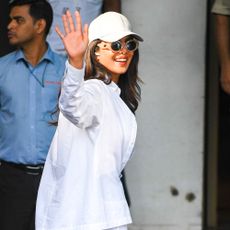 Priyanka Chopra wears a white shirt