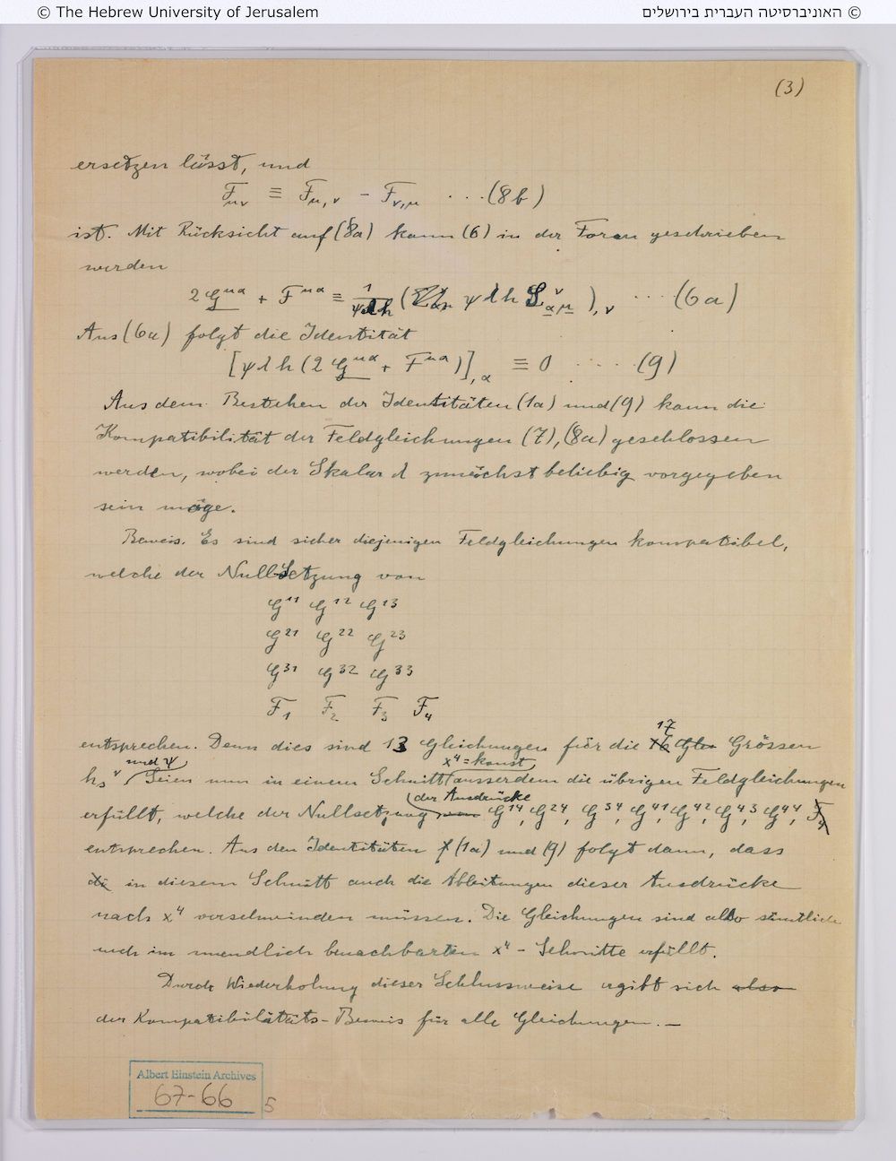 einstein unified field note