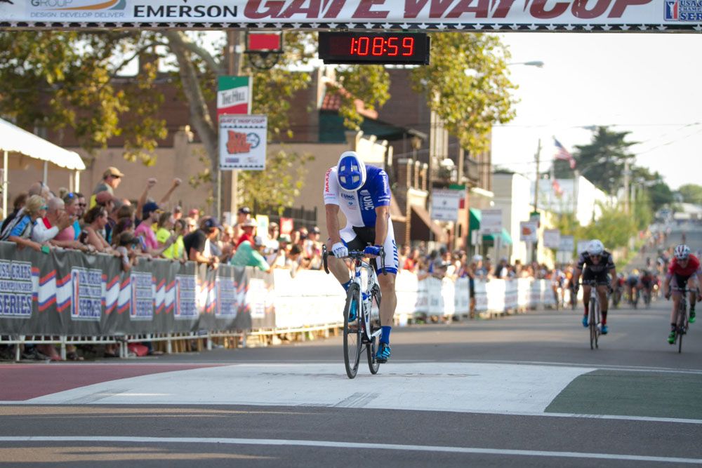 Karl Menzies claims the win
