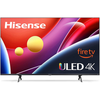 Hisense U6 4K QLED TV (50-inch):  $529.99