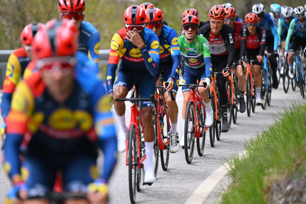 Lidl-Trek ride for Juanpa Lopez at the Tour of the Alps