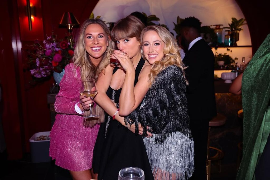 Taylor Swift Toasts Her 35th Birthday in a Little Black Balmain Dress