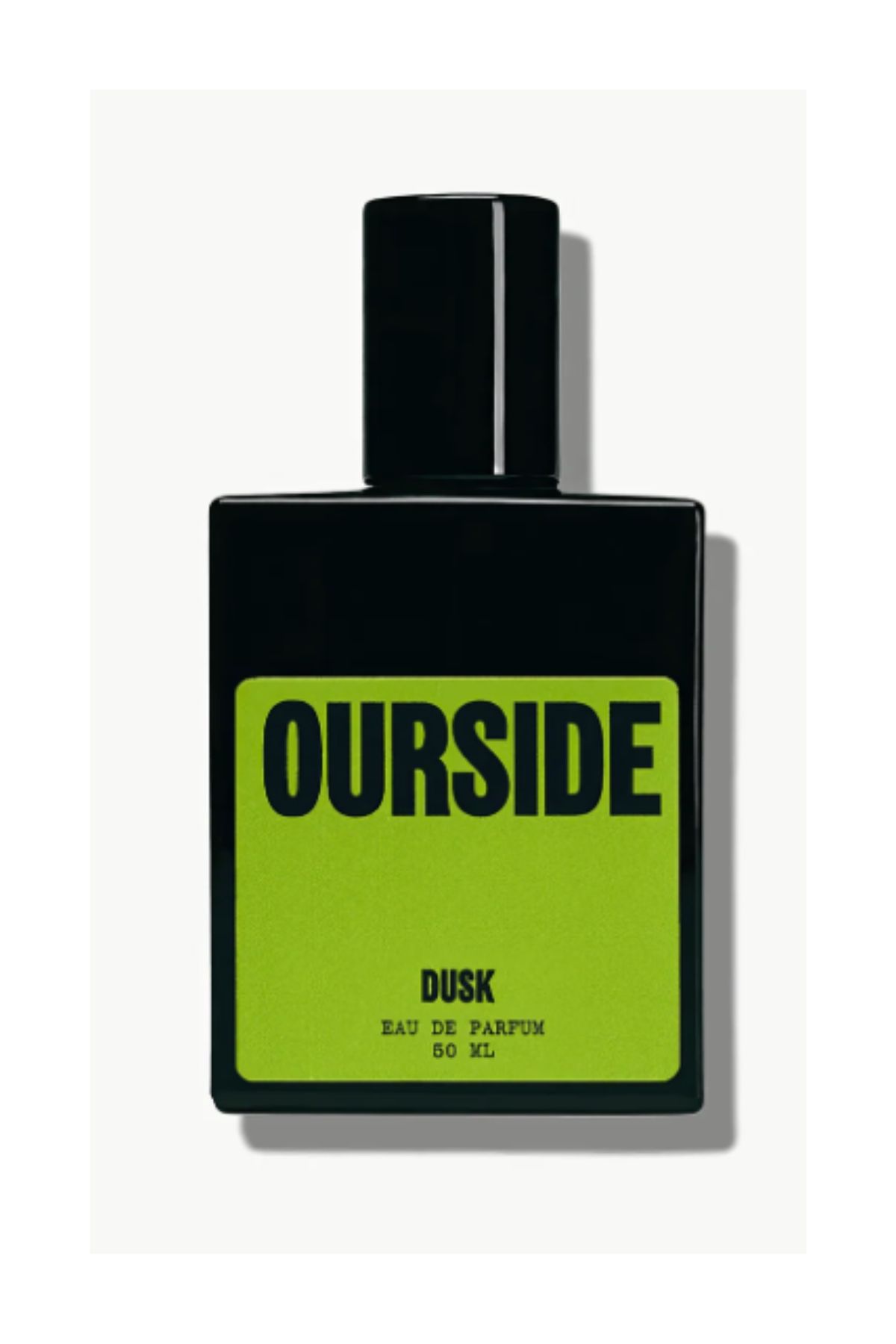 Ourside black and green perfume bottle