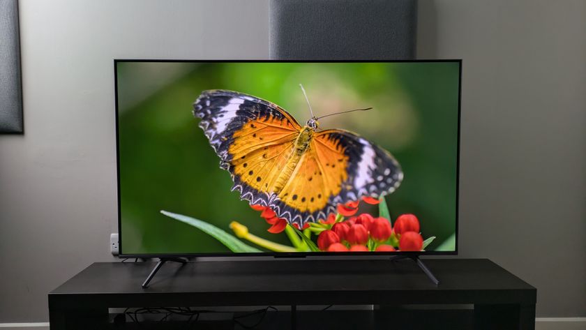 TCL C6K with orange butterfly on screen 