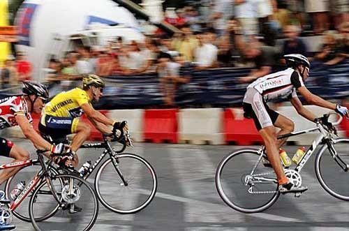 Taking the inside line,