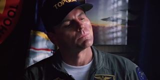 Michael Ironside as Jester in Top Gun