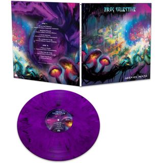 purple vinyl edition of The Prog Collective's Seeking Peace