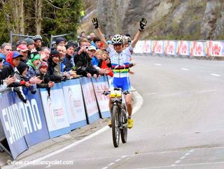 Catharine Pendrel wins the Houffalize World Cup