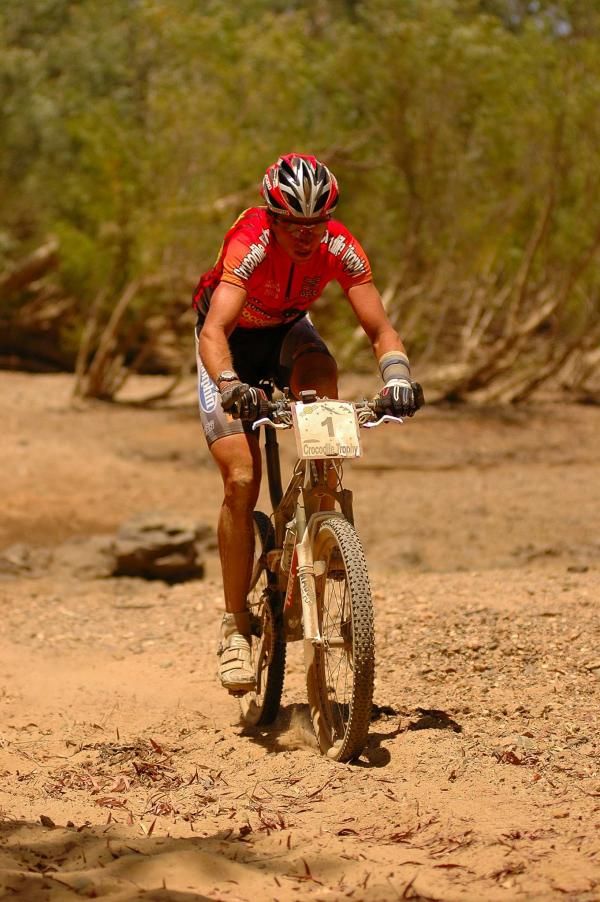 Bart Brentjens on the way to his fourth stage victory.