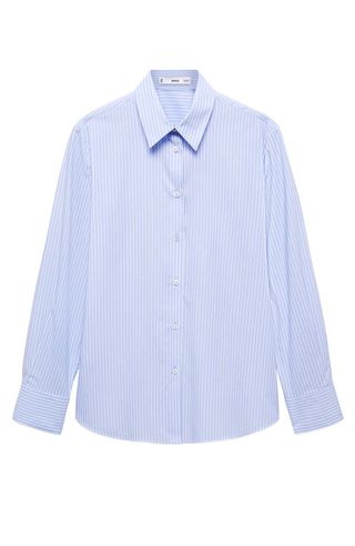 Oversize Long Sleeve Button-Up Shirt