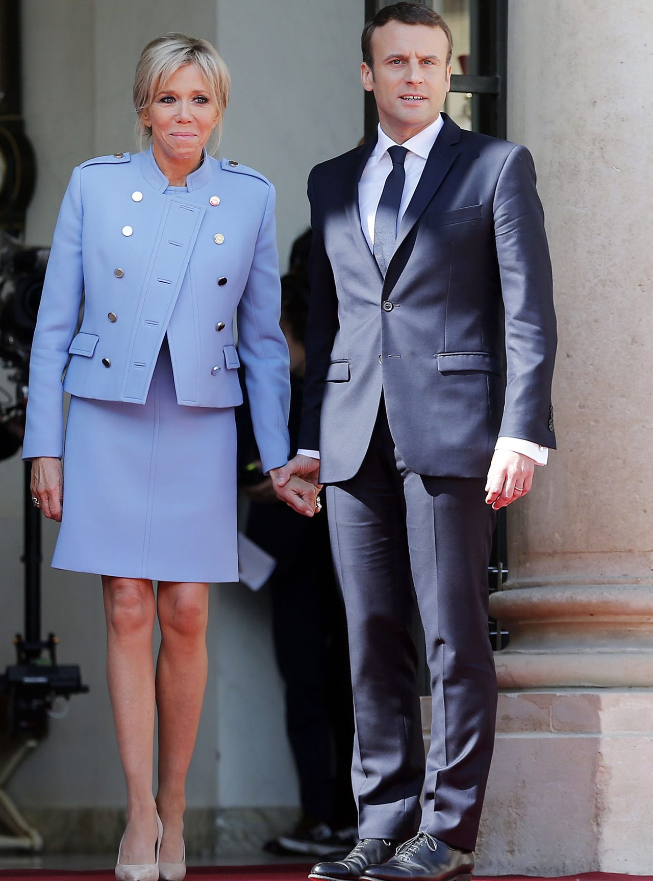 Emmanuel and Brigitte Macron