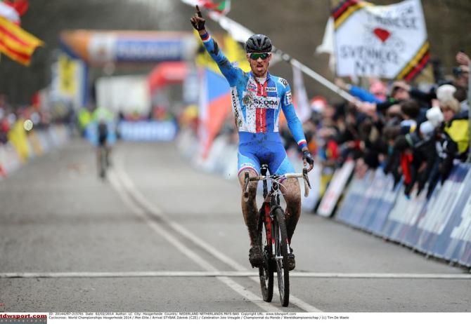Zdenek Stybar (Czech Republic) on top of the world