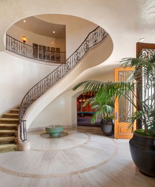 Entrance hall in Jeff Franklin’s house