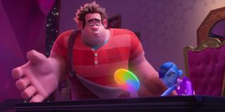 Ralph and Yess trying to figure out the internet's destruction in Ralph Breaks the Internet