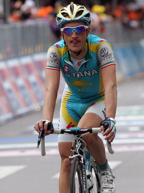 Enrico Gasparotto did a lot of work for his Astana captain, Vinokourov