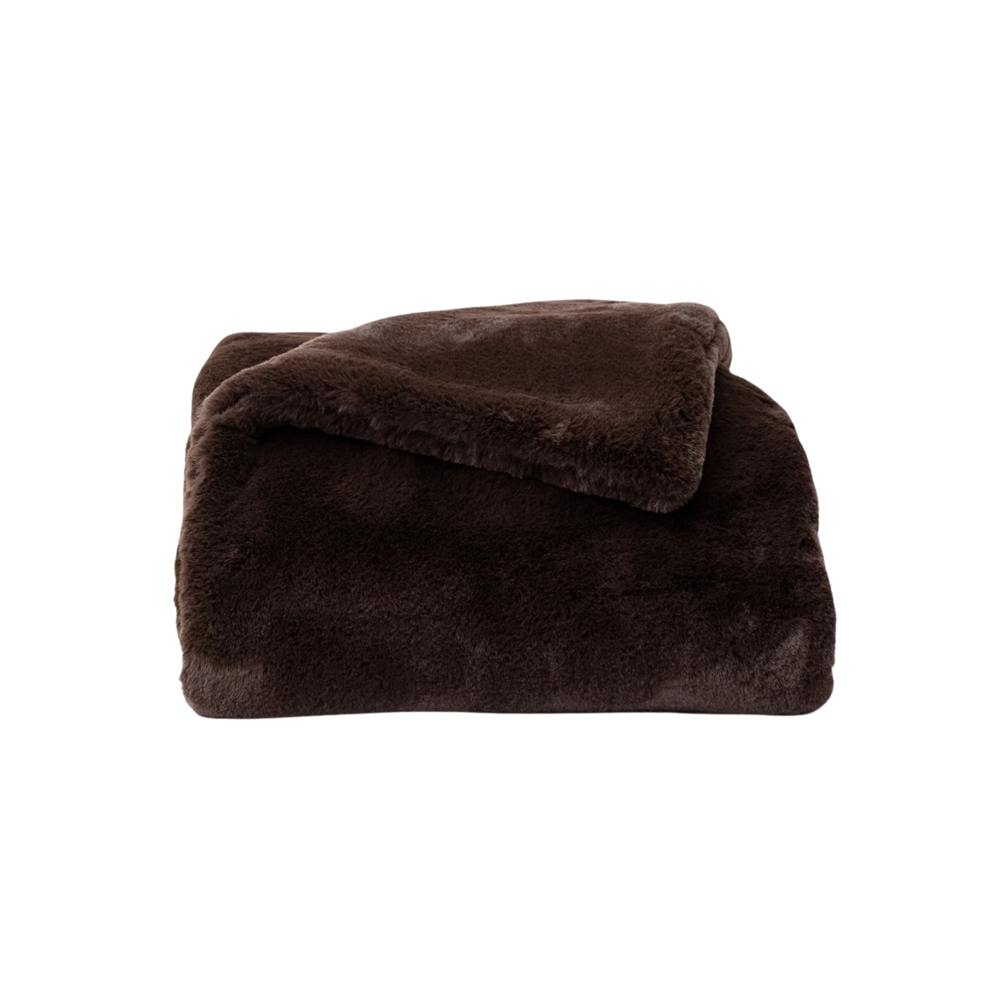 chocolate brown throw